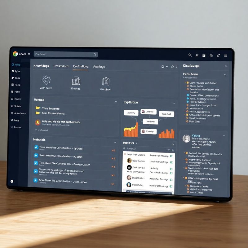 Screenshot des Knowledgecorner-Dashboards mit strukturiertem Datenbaum